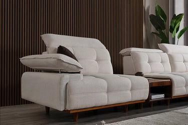Pandora Modular U Shape Corner Sofa - Bouclé & Cotton Blend - Ider Furniture London - View 2