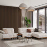 Pandora Modular L-Shape Sofa - Bouclé & Cotton Blend - Ider Furniture London