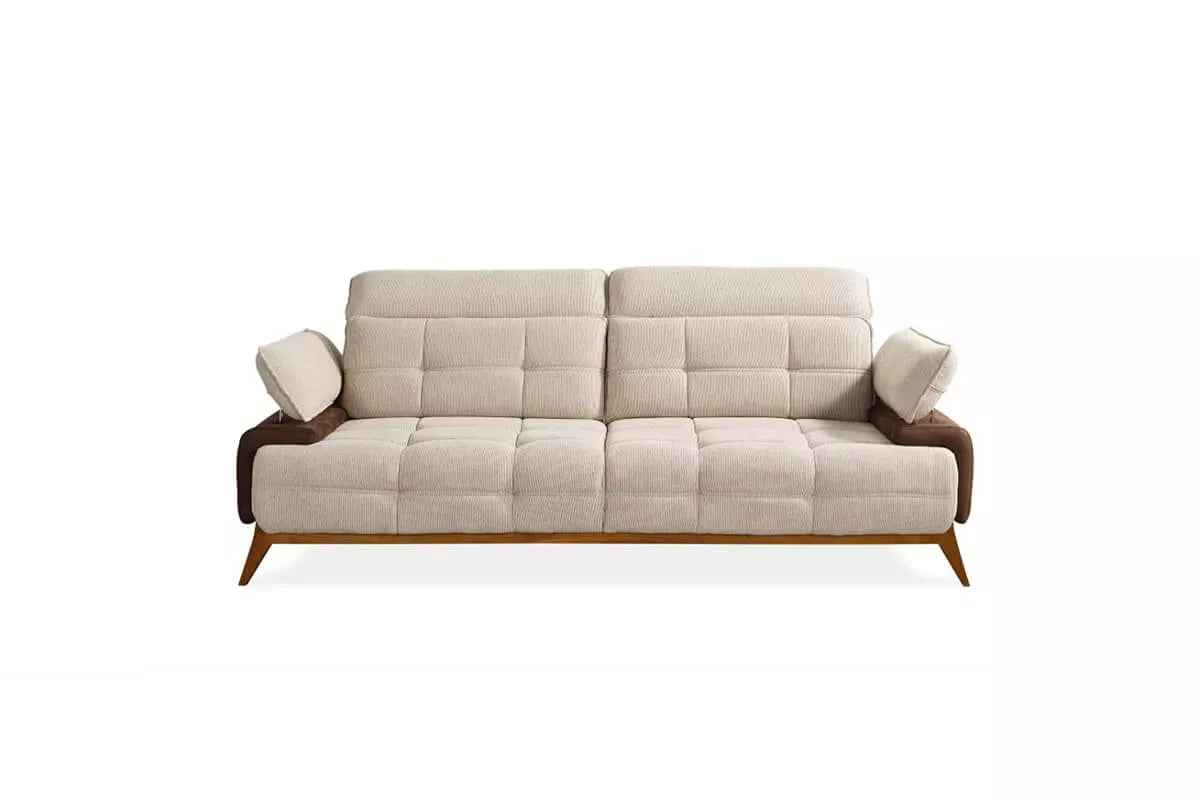 Pandora 3 Seater Sofa Cream - Ider Furniture