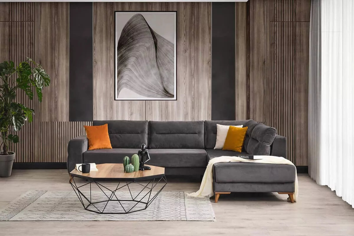 Pergamon Corner Sofa Bed - Ider Furniture