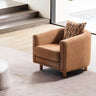 Perla Armchair - Armchair - Polyester - Wooden Legs - Ider Furniture London