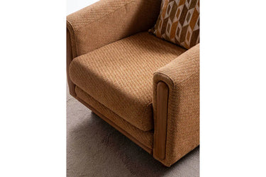 Perla Armchair - Armchair - Polyester - Wooden Legs - Ider Furniture London - View 2