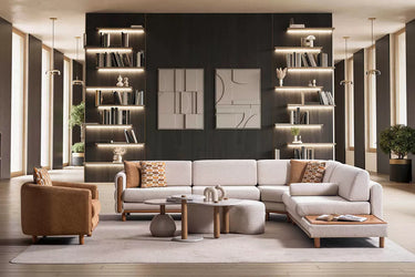 Perla Modular Corner Sofa - Polyester - Ider Furniture London - View 2