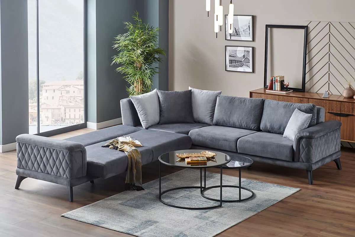 Phaselis Corner Sofa Bed - Ider Furniture