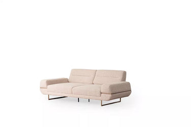 Pier 3 Seater Sofa - 3 Seater Sofa - Cotton Blend - Brass Legs - Ider Furniture London - View 2