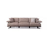 Prada 4 Seater Sofa - 4 Seater Sofa - Cotton Blend - Metal Legs - Ider Furniture London