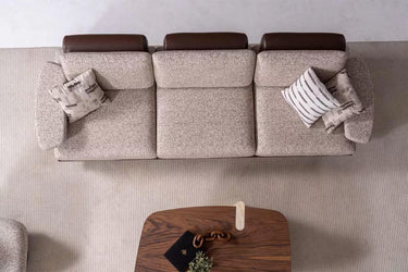 Prada 4 Seater Sofa - 4 Seater Sofa - Cotton Blend - Metal Legs - Ider Furniture London - View 2