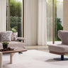 Prada Armchair - Armchair - Bouclé & Cotton Blend - Metal Legs - Ider Furniture London