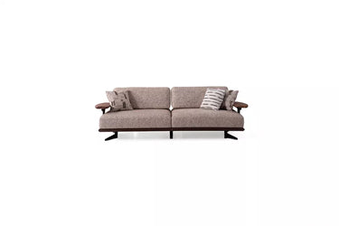 Prada 3 Seater Sofa - 3 Seater Sofa - Cotton Blend - Metal Legs - Ider Furniture London - View 2