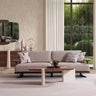 Prada 3 Seater Sofa - 3 Seater Sofa - Cotton Blend - Metal Legs - Ider Furniture London