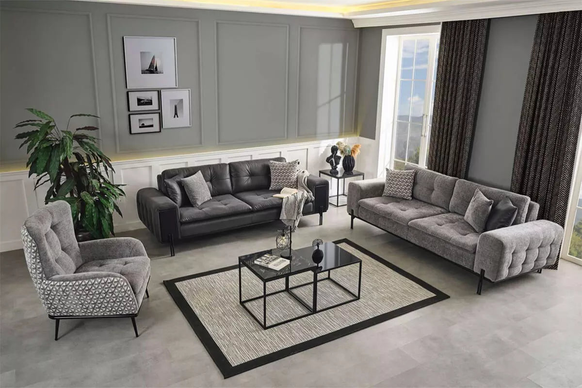 Puffy Sofa Set - Ider Furniture