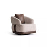 Rina Armchair - Armchair - Nubuck - Wooden Legs - Ider Furniture London