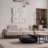 Rina 4 Seater Modular Sofa - 4 Seater Modular Sofa - Nubuck - Wooden Legs - Ider Furniture London