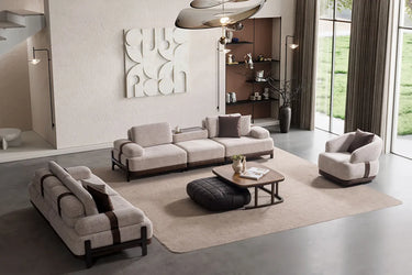 Rina Modula Sofa Set - Sofa Set - Nubuck - Ider Furniture London - View 2