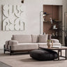 Rina 3 Seater Modular Sofa - 3 Seater Modular Sofa - Nubuck - Wooden Legs - Ider Furniture London