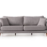 Santos 3 Seater Sofa Bed - Single Size Sofa Bed - Cotton Blend - Wooden Legs - Ider Furniture London