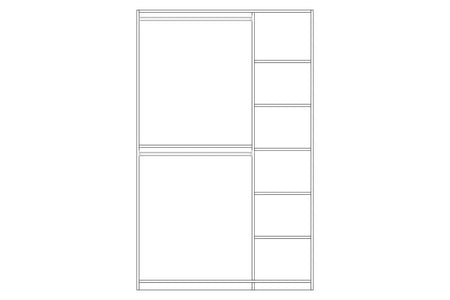 Sardis 3 Door Wardrobe - Ider Furniture