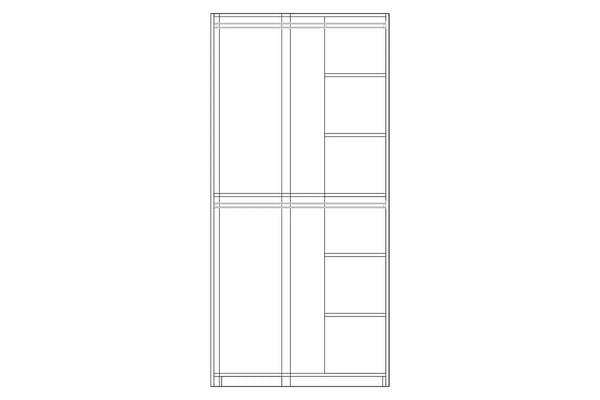 Sardis Corner Wardrobe - Ider Furniture