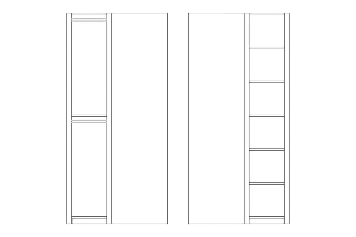 Sardis 9 Doors Wardrobe - Ider Furniture