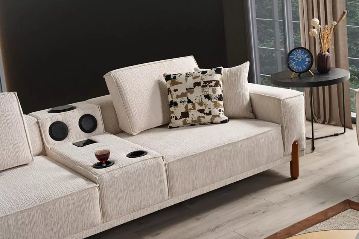 Sedra 4 Seater Sound System Sofa - Ider Furniture