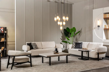 Soho Sofa Set - Sofa Set - Bouclé & Cotton Blend - Ider Furniture London - View 2