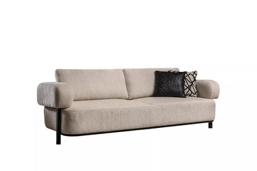 Soho 3 Seater Sofa - 3 Seater Sofa - Cotton Blend - Wooden Legs - Ider Furniture London - View 2