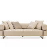 Stella 3 Seater Sofa - 3 Seater Sofa - Nubuck - Brass Legs - Ider Furniture London