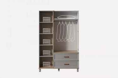 Studio 3 Doors Wardrobe - Ider Furniture London - View 2