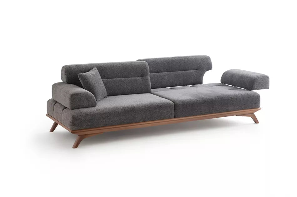Thalia 4 Seater Sofa (Anthracite)