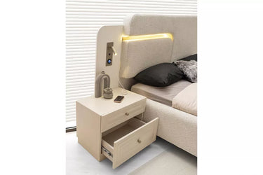 Torino Bedside Table - Ider Furniture London - View 2