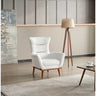 Valencia Armchair - Armchair - Linen - Wooden Legs - Ider Furniture London