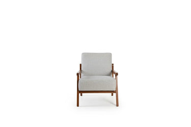 Venedik Armchair - Armchair - Linen - Metal Legs - Ider Furniture London - View 2