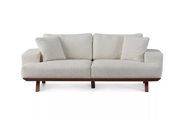 Venedik 2 Seater Sofa - 2 Seater Sofa - Linen - Metal Legs - Ider Furniture London - View 2