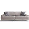 Vespa 3 Seater Sofa - 3 Seater Sofa - Cotton Blend - Wooden Legs - Ider Furniture London