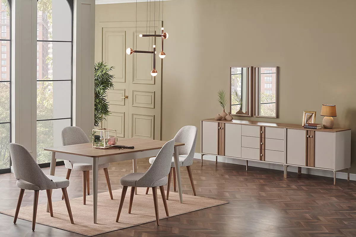 Viyana Dining Table and Chairs - Ider Furniture
