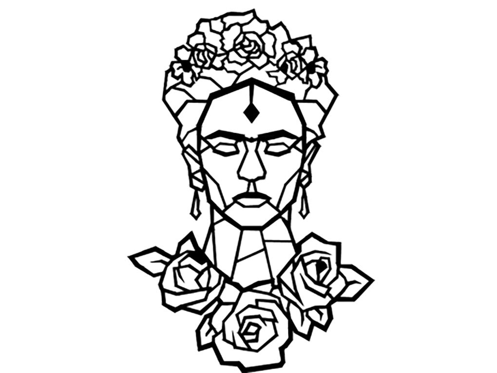 Frida Kahlo Metal Wall Art Decor - Ider Furniture