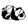 Panda Metal Art Wall Decor - Ider Furniture