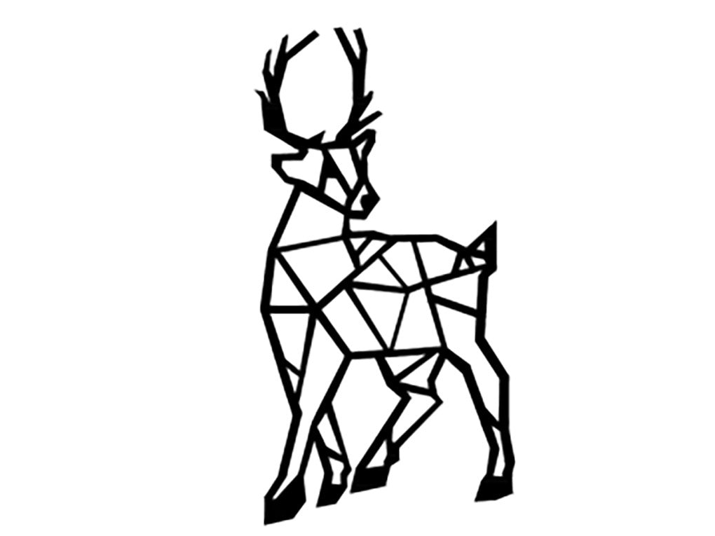 Gazelle Metal Art Wall Decor - Ider Furniture