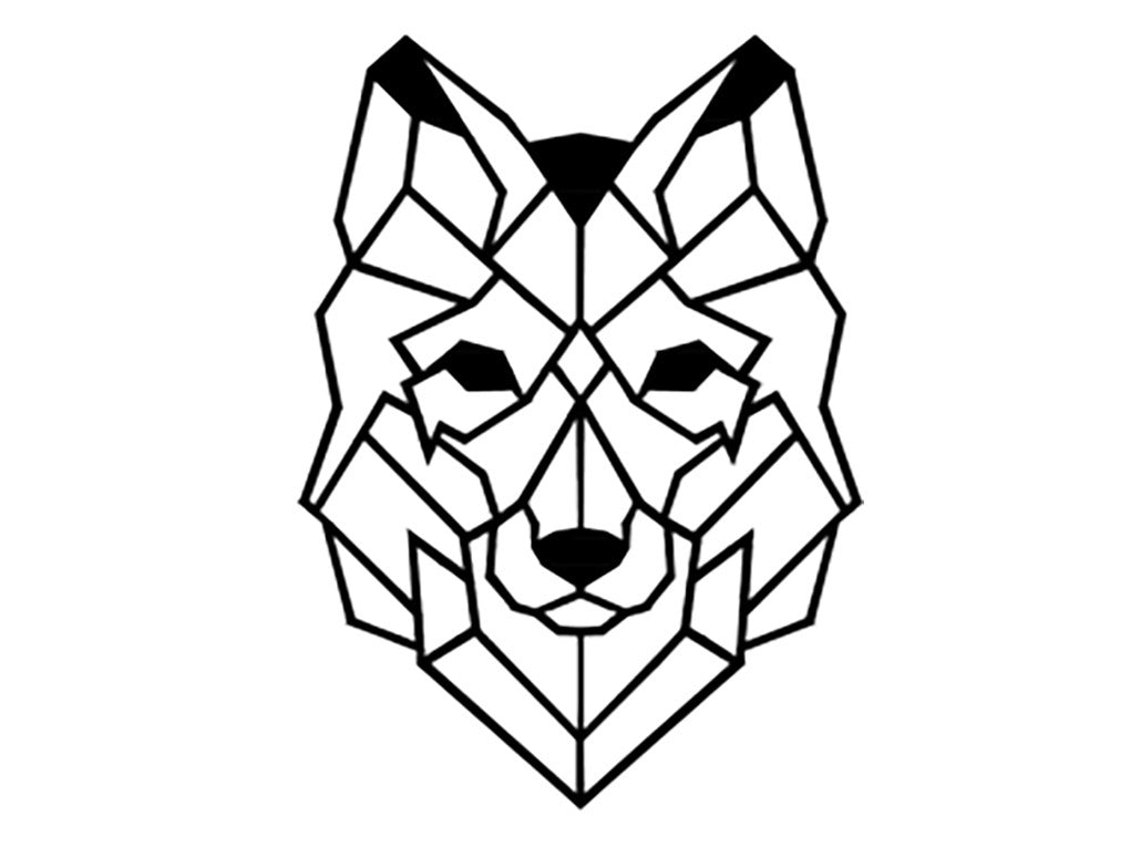 Wolf Metal Wall Art Decor - Ider Furniture