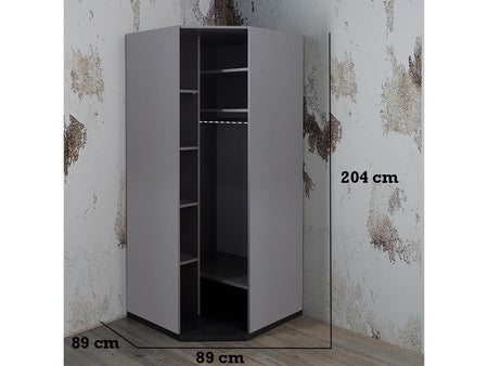Bolera Kids/Teens 1 Door Corner Wardrobe - Ider Furniture