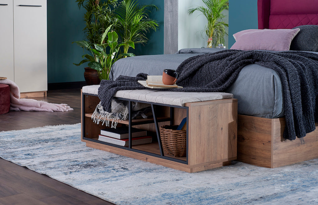 Siena Bench Pouffe - Ider Furniture