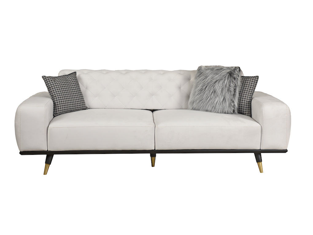 Bolera Quilted 3 Seater Sofa - Ider Furniture