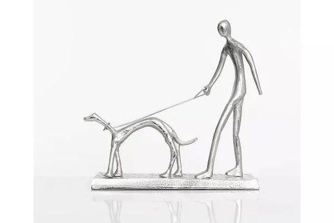 The Man Walking His Dog Decorative Object - Ider Furniture