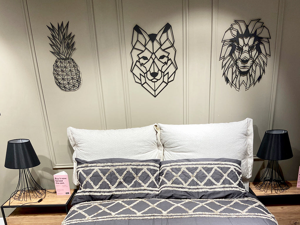 Lion Metal Wall Art Decor - Ider Furniture
