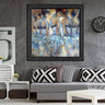 Wood Framed Textured Oil Painting Ballet 80X80 - Ider Furniture