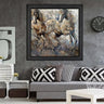 Wood Framed Textured Oil Painting Enthusiasm 80X80 - Ider Furniture