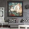 Wood Framed Textured Oil Painting Renaissance 80X80 - Ider Furniture