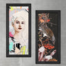 Wood Framed Textured Oil Painting Aknaz 2 Pieces 42x80 - Ider Furniture