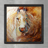 Wood Framed Textured Oil Painting Asalet 80X80 - Ider Furniture