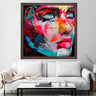 Wooden Frame Oil Painting Textured Painting Overview 80X80 - Ider Furniture
